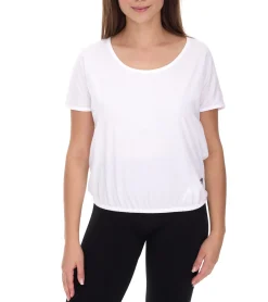 Kleider|Tops & T-Shirts*ALIFE AND KICKIN 2 in 1 Damen Sommer-Kleid und Kurzarm-Shirt Mini-Kleid gepunktetes Baumwoll-Kleid T-Shirt 66118659 Rosa/Weiß