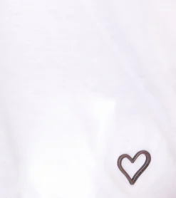 Kleider|Tops & T-Shirts*ALIFE AND KICKIN 2 in 1 Damen Sommer-Kleid und Kurzarm-Shirt Mini-Kleid gepunktetes Baumwoll-Kleid T-Shirt 66118659 Rosa/Weiß