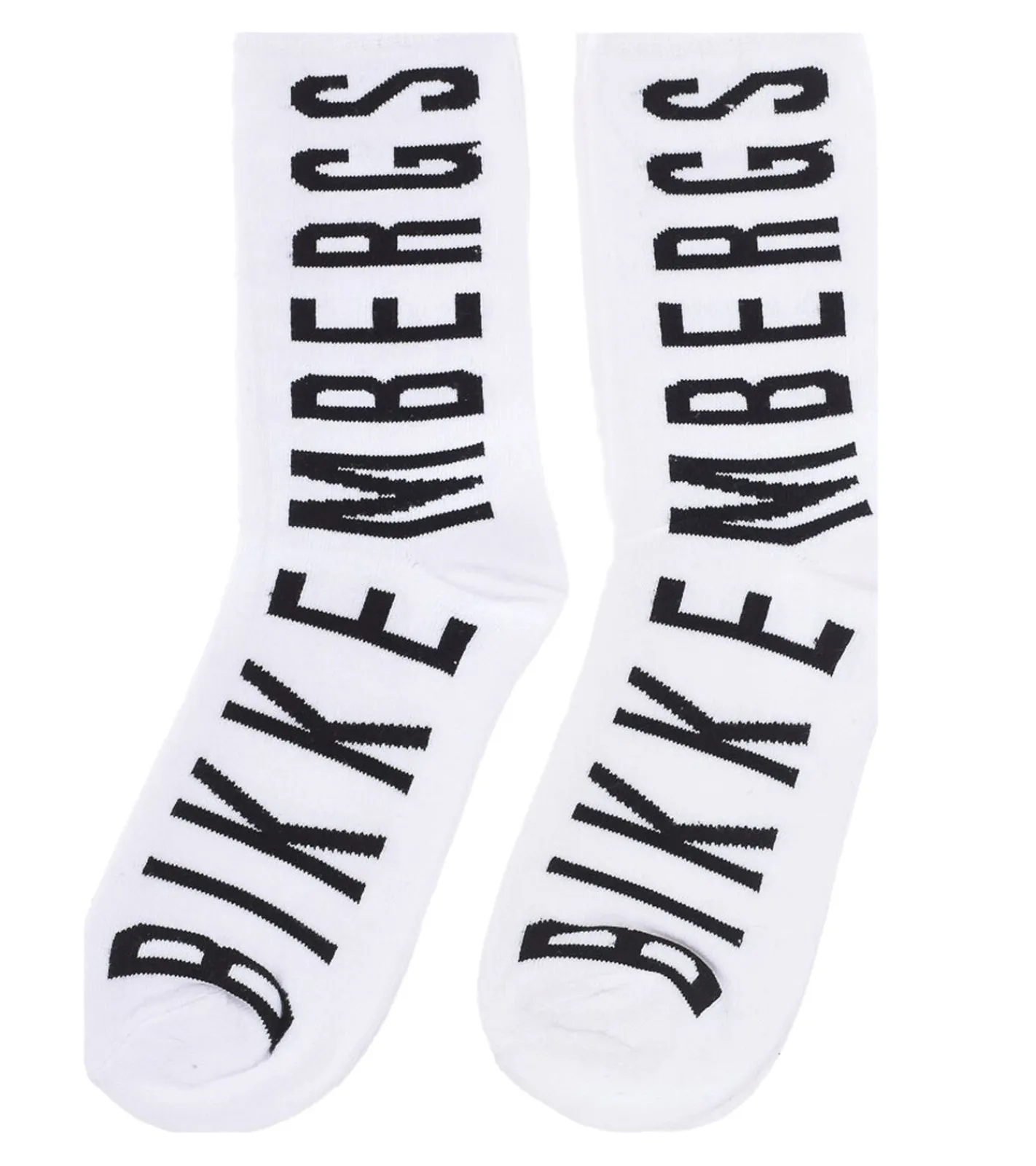 Strümpfe & Socken|Unterwäsche & Socken*BIKKEMBERGS 2 Paar Herren Tennis-Socken mit Markenschriftzug Baumwoll-Strümpfe BK013 Weiß/Schwarz