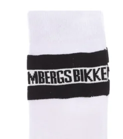 Strümpfe & Socken|Unterwäsche & Socken*BIKKEMBERGS 16 Paar Herren Baumwoll-Socken mit kleinem Markenschriftzug im Sparpack Strümpfe Sneaker-Socken Weiß/Schwarz/Rot