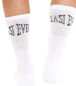 Strümpfe & Socken|Socken & Unterwäsche*EVERLAST 10 Paar Herren Sport-Socken mit Baumwollanteil lange Strümpfe OEKO-TEX Standard 100 EVL1TENX10BL Weiß