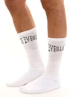 Strümpfe & Socken|Socken & Unterwäsche*EVERLAST 10 Paar Herren Sport-Socken mit Baumwollanteil Damen Socken lange Strümpfe OEKO-TEX Standard EVL1TENX oder Schwarz Weiß