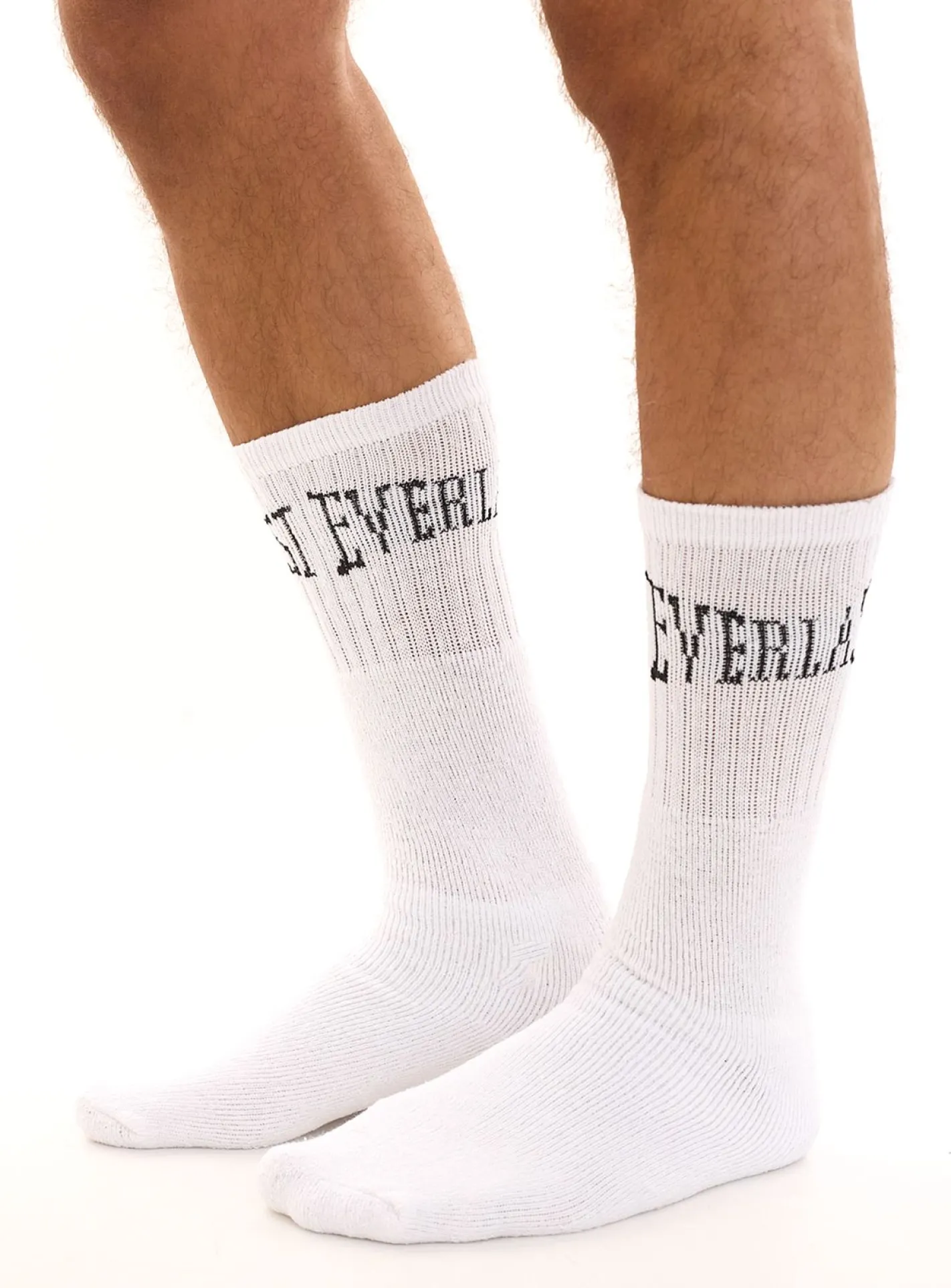 Strümpfe & Socken|Socken & Unterwäsche*EVERLAST 10 Paar Herren Sport-Socken mit Baumwollanteil Damen Socken lange Strümpfe OEKO-TEX Standard EVL1TENX oder Schwarz Weiß