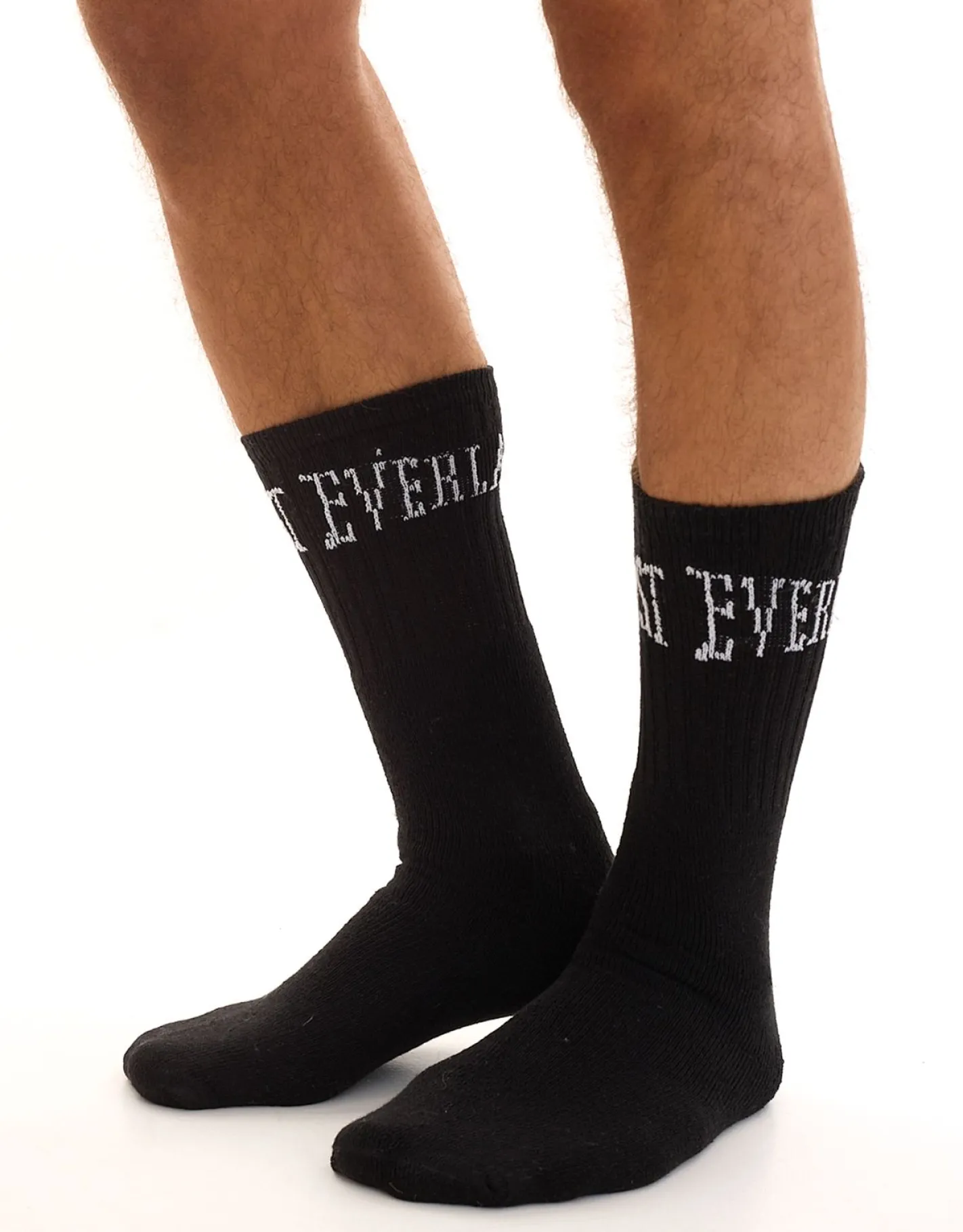Strümpfe & Socken|Socken & Unterwäsche*EVERLAST 10 Paar Herren Sport-Socken mit Baumwollanteil Damen Socken lange Strümpfe OEKO-TEX Standard EVL1TENX oder Schwarz Weiß
