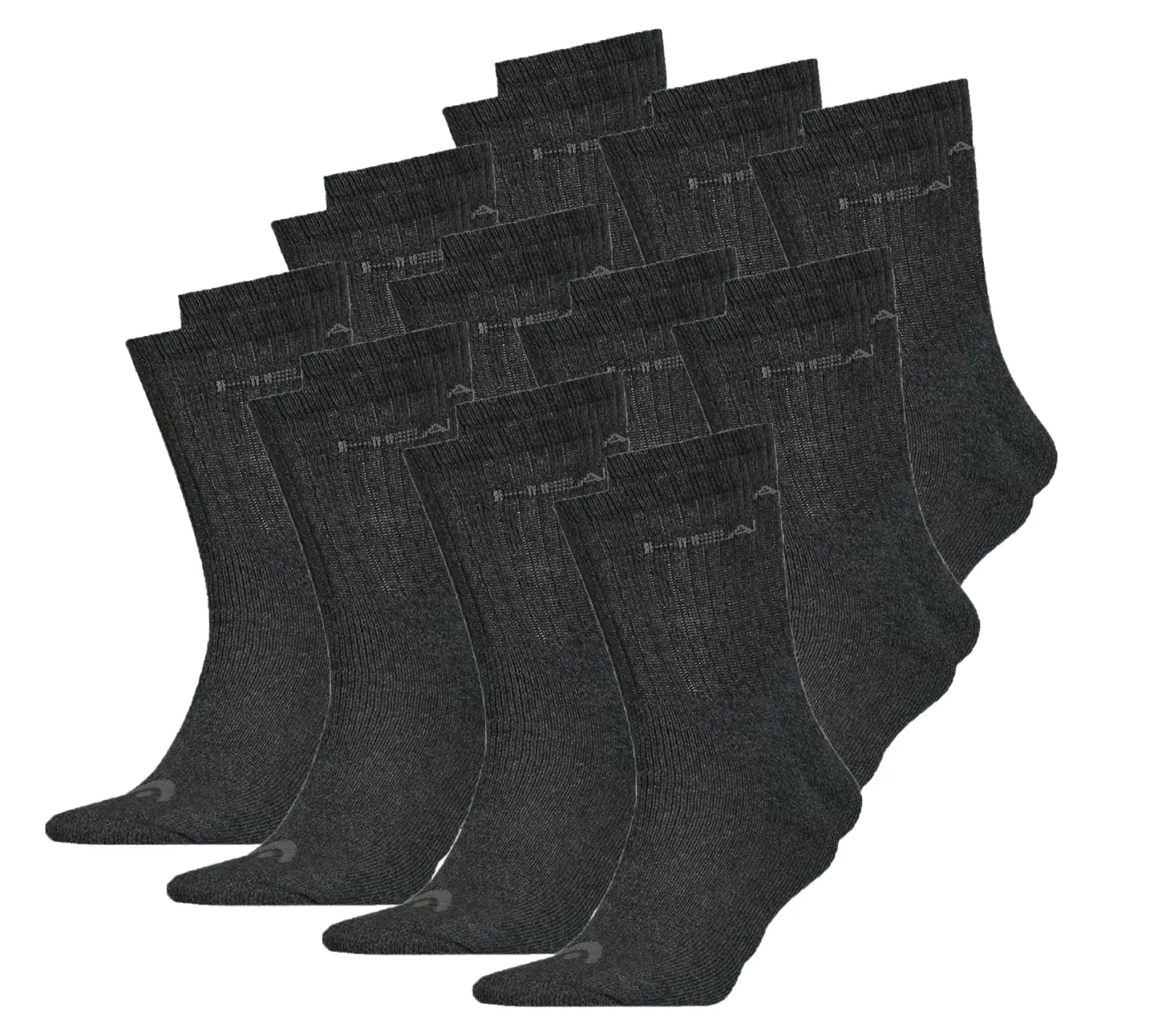 Strümpfe & Socken|Sportausrüstung*Head 11 Paar All Sports Socken Damen und Herren Trainings-Socken Sport-Strümpfe 701236921 in Schwarz, Blau, Grau, Weiß