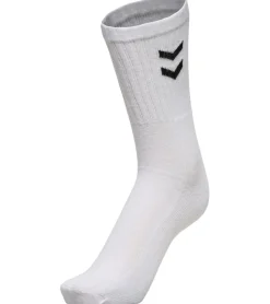 Strümpfe & Socken|Socken & Unterwäsche*hummel 18 Paar Basic Crew-Socken mit Kontrastwinkel Baumwoll-Strümpfe Sport-Socken 022030 Schwarz oder Weiß
