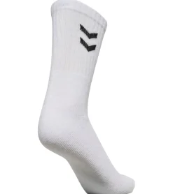 Strümpfe & Socken|Socken & Unterwäsche*hummel 36 Paar Basic Crew-Socken mit Kontrastwinkel Baumwoll-Strümpfe Sport-Socken 022030 Schwarz oder Weiß