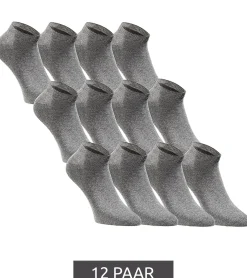 Strümpfe & Socken|Socken & Unterwäsche*Jack & Jones 36 Paar Short Sock Sneaker-Socken Sport-Strümpfe Baumwoll Quarter-Socken 12260511 in Schwarz, Grau, Weiß oder im Mix