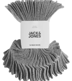 Strümpfe & Socken|Socken & Unterwäsche*Jack & Jones 48 Paar Short Sock Sneaker-Socken Sport-Strümpfe Baumwoll Quarter-Socken 12260511 in Schwarz, Grau, Weiß oder im Mix