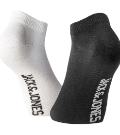 Strümpfe & Socken|Socken & Unterwäsche*Jack & Jones 12 Paar Short Sock Sneaker-Socken Sport-Strümpfe Baumwoll Quarter-Socken 12260511 Schwarz/Weiß