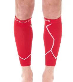 Sportunterbekleidung|Sportausrüstung*megmeister 1 Paar Waden Kompressions-Stutzen Beinlinge 23-32 mmHg Wadenwärmer MER003 Rot, Blau oder Schwarz