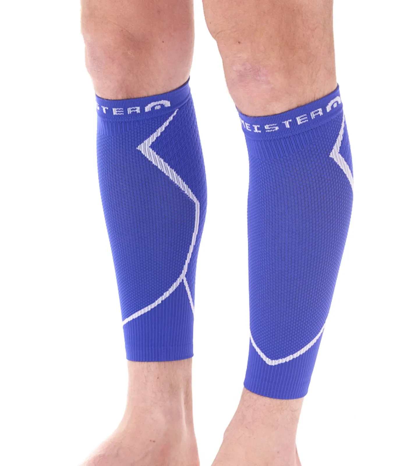 Sportunterbekleidung|Sportausrüstung*megmeister 1 Paar Waden Kompressions-Stutzen Beinlinge 23-32 mmHg Wadenwärmer MER003 Rot, Blau oder Schwarz