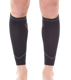 Sportunterbekleidung|Sportausrüstung*megmeister 1 Paar Waden Kompressions-Stutzen Beinlinge 23-32 mmHg Wadenwärmer MER003 Rot, Blau oder Schwarz