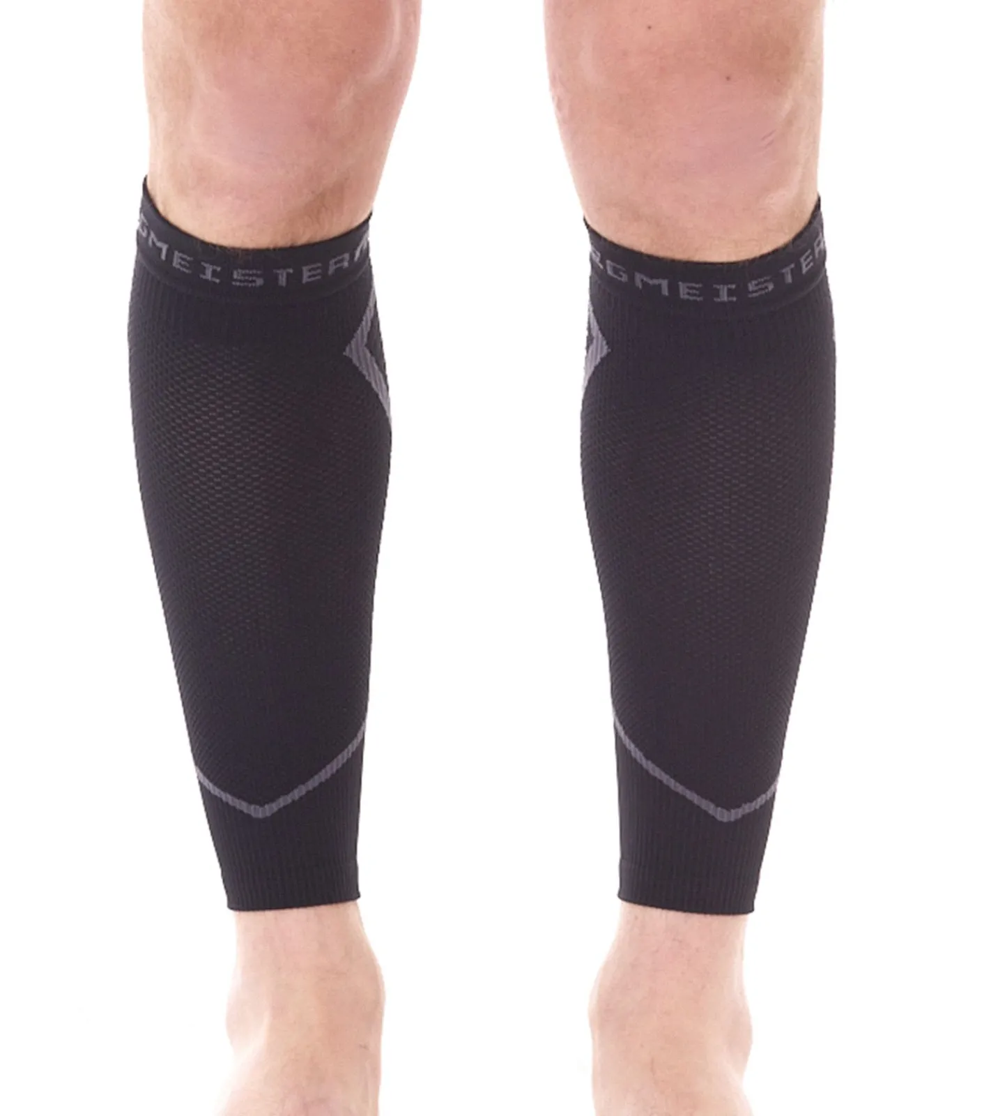 Sportunterbekleidung|Sportausrüstung*megmeister 1 Paar Waden Kompressions-Stutzen Beinlinge 23-32 mmHg Wadenwärmer MER003 Rot, Blau oder Schwarz