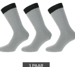 Strümpfe & Socken|Unterwäsche & Socken*MENS WORK SOCKS 3 Paar Arbeits-Socken Baumwoll-Socken Work-Socken lange Socken MWS-21002 Dunkelgrau oder Hellgrau