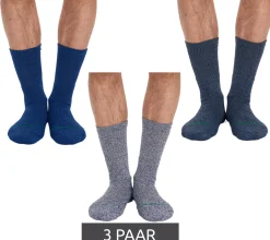 Strümpfe & Socken|Unterwäsche & Socken*primair socks. 3 Paar nachhaltige Freizeit-Socken Baumwoll-Socken lange Strick-Socken 53200-7004 Royalblau/Dunkelblau/Weiß