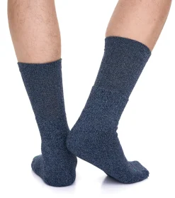 Strümpfe & Socken|Unterwäsche & Socken*primair socks. 3 Paar nachhaltige Freizeit-Socken Baumwoll-Socken lange Strick-Socken 53200-7004 Royalblau/Dunkelblau/Weiß