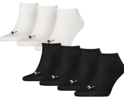 Strümpfe & Socken|Kinder-Unterwäsche*PUMA 7 Paar Baumwoll-Socken schlichte Sneaker-Socken Kurz-Socken Strümpfe 70122094 001 Schwarz/Weiß