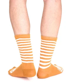 Strümpfe & Socken|Socken & Unterwäsche*TASTIQ 6 Paar Baumwoll-Socken mit Latte Macchiato-Print lange Strümpfe in stylischer Kaffeebecher-Geschenkbox TAS/1/CSX2/LAT Braun/Schwarz