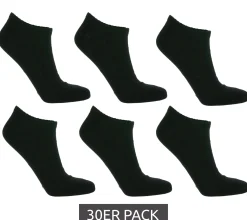 Strümpfe & Socken|Socken & Unterwäsche*TASTIQ 36 Paar Sneaker-Socken schlichte Baumwoll-Socken in Geschenkbox Sport-Socken Strümpfe Schwarz, Grau oder Weiß