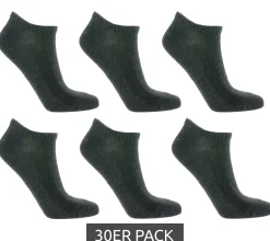 Strümpfe & Socken|Socken & Unterwäsche*TASTIQ 36 Paar Sneaker-Socken schlichte Baumwoll-Socken in Geschenkbox Sport-Socken Strümpfe Schwarz, Grau oder Weiß