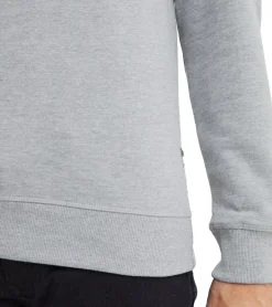 Pullover & Sweater*11 PROJECT Davin Herren Sweater mit UNIVERSITY Frontprint Baumwoll-Sweatshirt 20715943 200274 Grau