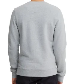 Pullover & Sweater*11 PROJECT Davin Herren Sweater mit UNIVERSITY Frontprint Baumwoll-Sweatshirt 20715943 200274 Grau