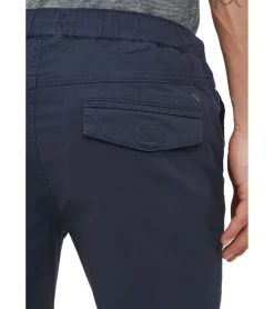 Jogginghosen & Fitnessmode|Jeans & Hosen*11 PROJECT Lounes Herren Stoff-Hose im Jogger-Look Chino-Hose aus Baumwolle 21300795-ME Blau, oder Schwarz Grau
