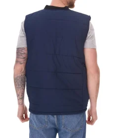 Jacken & Mäntel*11 PROJECT PURlle Herren Puffer-Weste mit Steppung Lifestyle-Weste 20715253 ME 194024 Dunkelblau