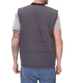 Jacken & Mäntel*11 PROJECT PURlle Herren Puffer-Weste mit Steppung Lifestyle-Weste 20715253-ME Grau, Dunkelgrün oder Dunkelblau