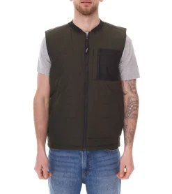 Jacken & Mäntel*11 PROJECT PURlle Herren Puffer-Weste mit Steppung Lifestyle-Weste 20715253-ME Grau, Dunkelgrün oder Dunkelblau