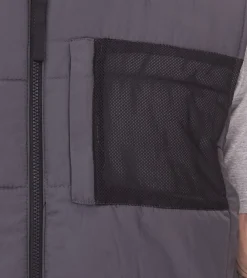 Jacken & Mäntel*11 PROJECT PURlle Herren Puffer-Weste mit Steppung Lifestyle-Weste 20715253 ME 193910 Grau