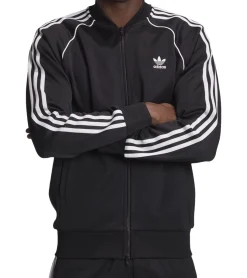 Sportoberbekleidung|Jacken & Mäntel*adidas adicolor classics Primeblue SST originals Herren Trainings-Jacke nachhaltige Sport-Jacke GF0198 Schwarz