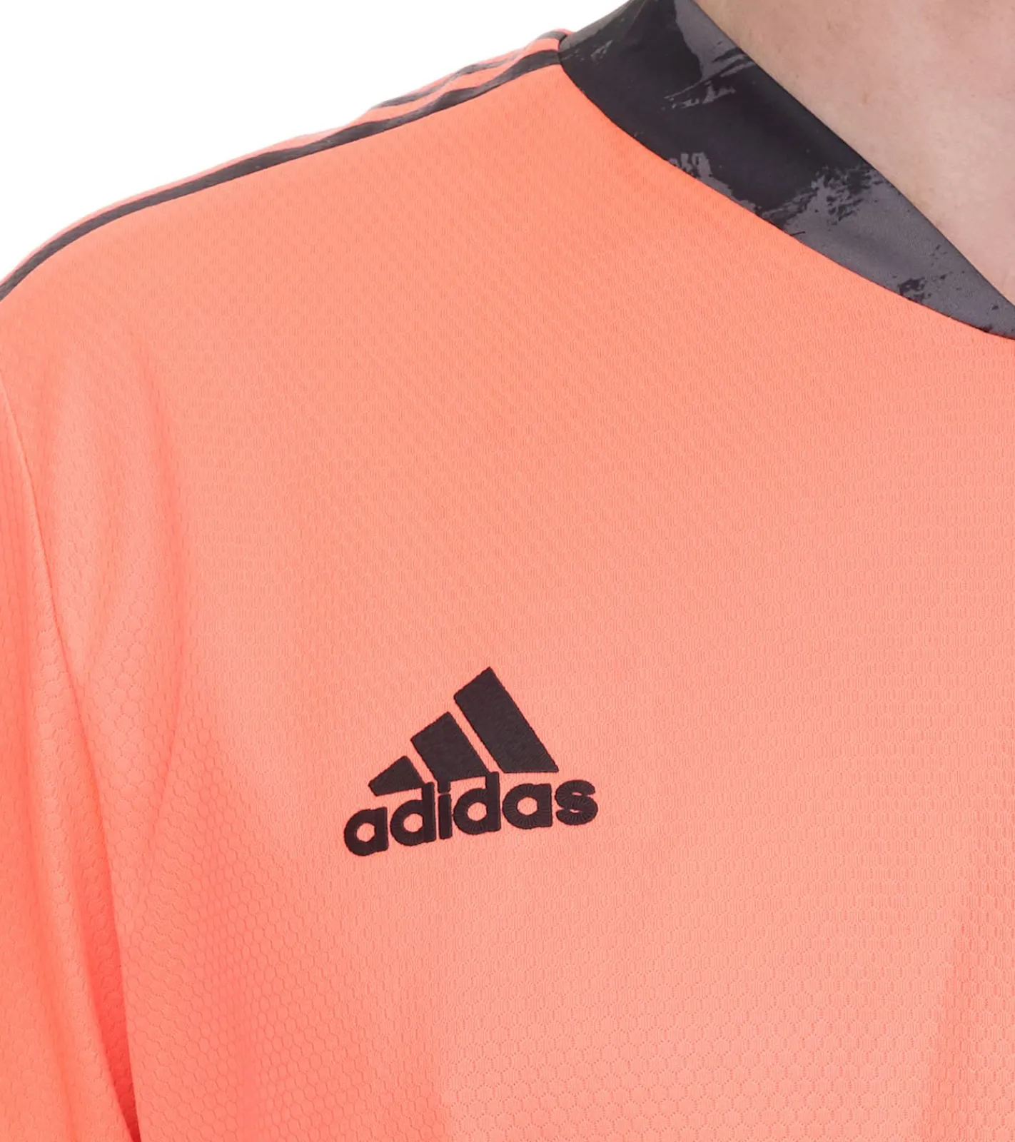 T-Shirts & Tank Tops|Sportoberbekleidung*adidas AdiPro 20 Herren nachhaltiges Torwart-Trikot Langarm-Shirt Fitness-Pullover FI4191 Neon-Orange/Grau