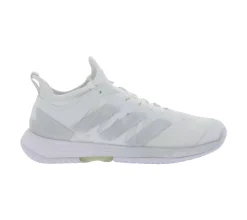 Ballsport|Sneaker & Turnschuhe*adidas adizero Ubersonic 4 Allcourt nachhaltige Damen Tennis-Schuhe mit Lightstrike Dämpfung GW2513 Weiß/Silber