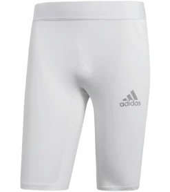Sportunterbekleidung|Jogginghosen & Fitnessmode*adidas Alphaskin Herren Radler-Hose mit hochfunktionalem Climalite-Gewebe Kompressions-Hose CW9457 Weiß