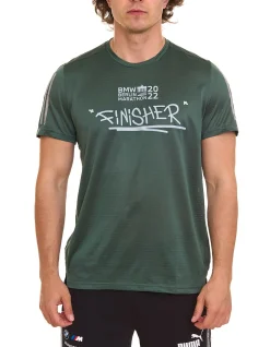 T-Shirts & Tank Tops|Sportoberbekleidung*adidas BMW Berlin Marathon 2022 Finisher Trikot nachhaltiges Lauf-Trikot mit AeroReady Sport- & Freizeit T-Shirt für oder Herren Grün Damen