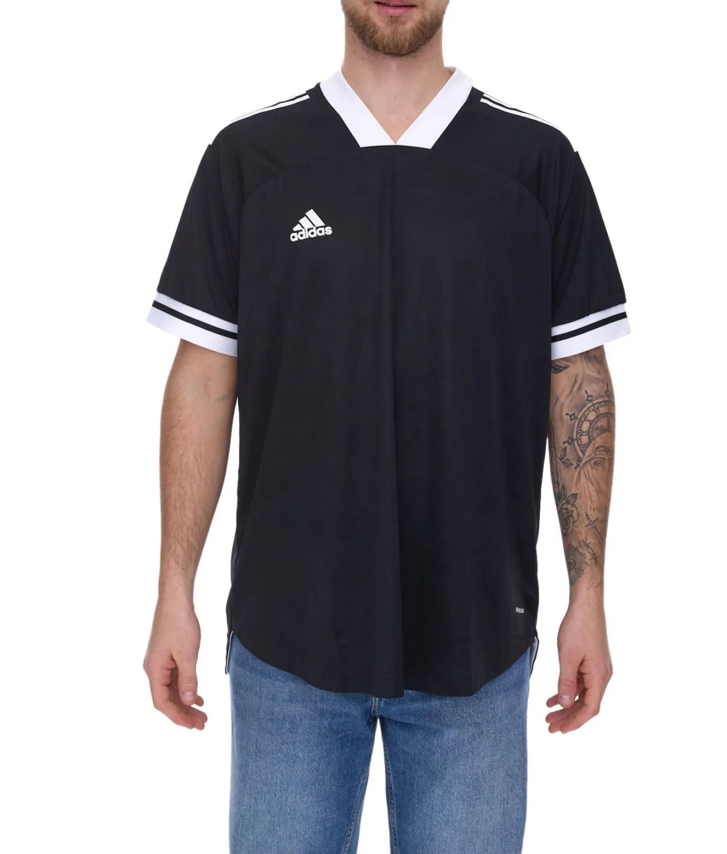 T-Shirts & Tank Tops|Sportoberbekleidung*adidas Condivo 20 Kurzarm Trikot Herren Jersey Fußball-Shirt mit AeroReady FT7256 Schwarz/Weiß