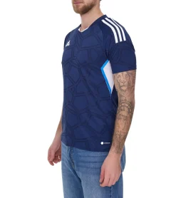 T-Shirts & Tank Tops|Sportoberbekleidung*adidas Condivo 22 nachhaltiges Kurzarm-Trikot Herren mit AEROREADY Fußball-Shirt HA3512 Blau/Weiß