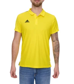 T-Shirts & Tank Tops|Sportoberbekleidung*adidas Core 18 Herren atmungsaktives Polo-Shirt bequemes Sport-Shirt FS1902 Gelb