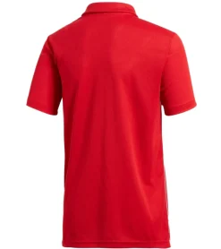 Sportoberbekleidung|T-Shirts & Tank Tops*adidas Core 18 Kinder atmungsaktives Polo-Shirt mit Climalite-Technologie Sport-Shirt CV3681 Rot/Weiß