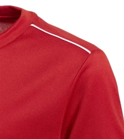 Sportoberbekleidung|Jogginghosen & Fitnessmode*adidas Core 18 Sport-Shirt für Jungen und Mädchen mit ClimaLite-Technologie Sport-Trikot Fitness-Oberteil CV3496 Rot