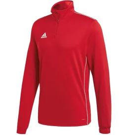 Sportoberbekleidung|T-Shirts & Tank Tops*adidas CORE 18 Trainings-Shirt für Jungen und Mädchen mit AEROREADY-Technologie Sport-Trikot Fitness-Oberteil CV4141 Rot/Weiß