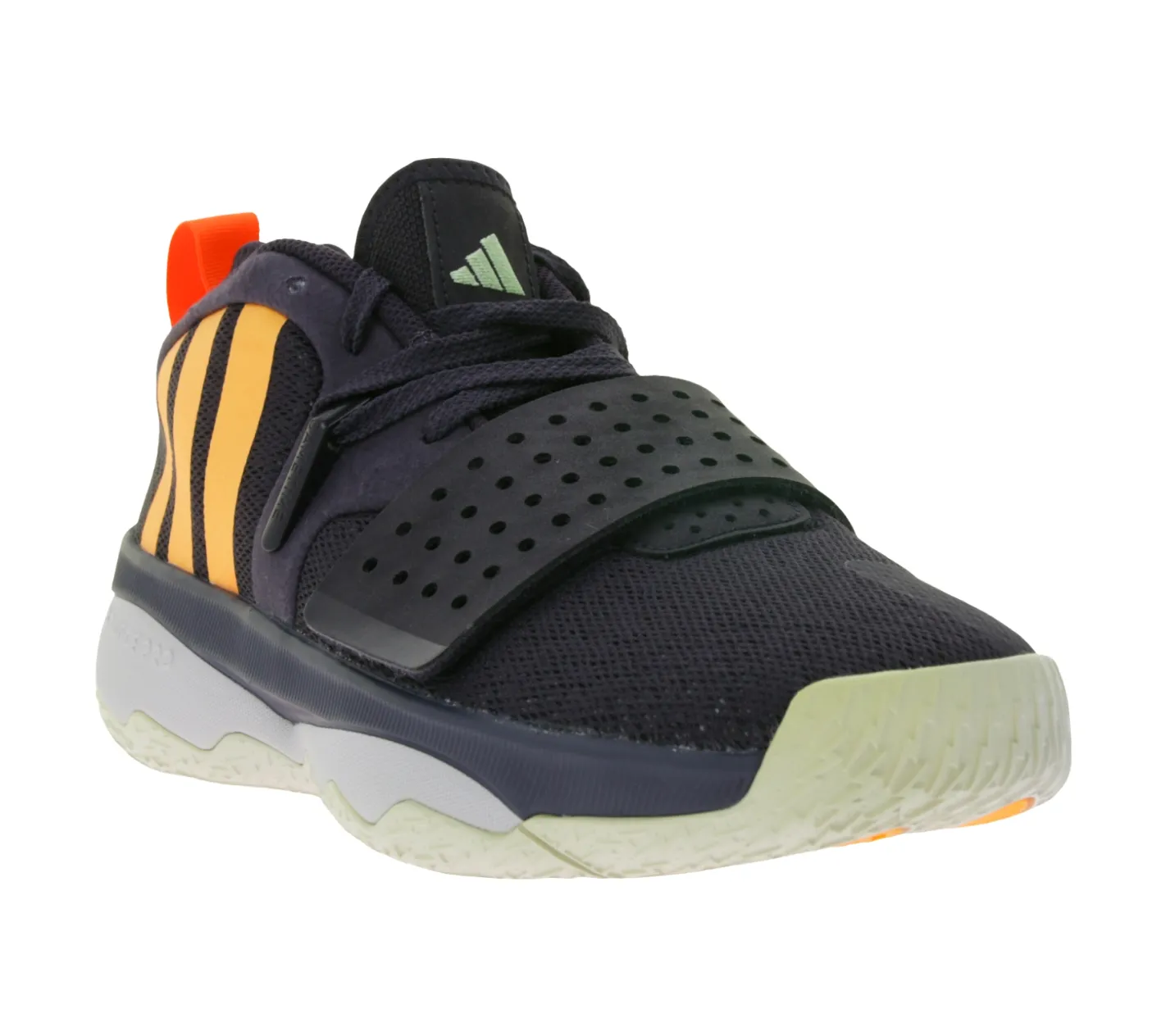 Hallenschuhe|Ballsport*adidas Dame 8 EXTPLY Basketball-Schuhe Damian Lillard Style mit TPU Propulsion Plate Sneaker Hallen-Schuhe IF1512 Navy/Orange