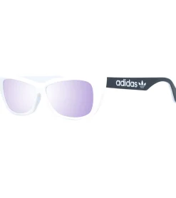Sonnenbrillen*adidas Damen Sonnen-Brille mit grünen Gläsern und weißen Bügeln UVA & UVB Schutz Freizeit-Brille OR0027 5521Z Weiß