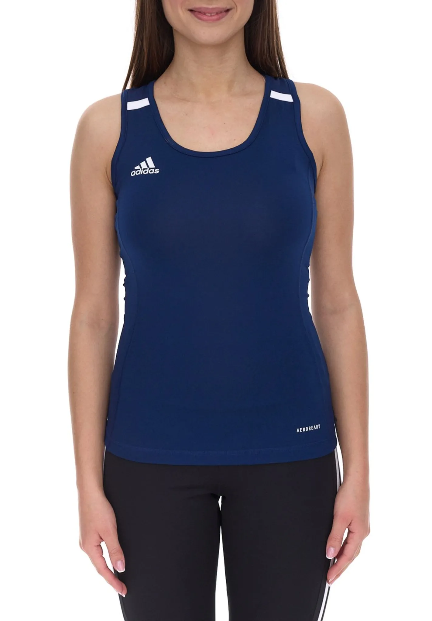 Sportoberbekleidung|Tops & T-Shirts*adidas Damen Tank-Top Sport-Shirt Versatile Train Necessi HH8871 in Rosa oder T19 DY8869 in Blau HH8871 Rosa