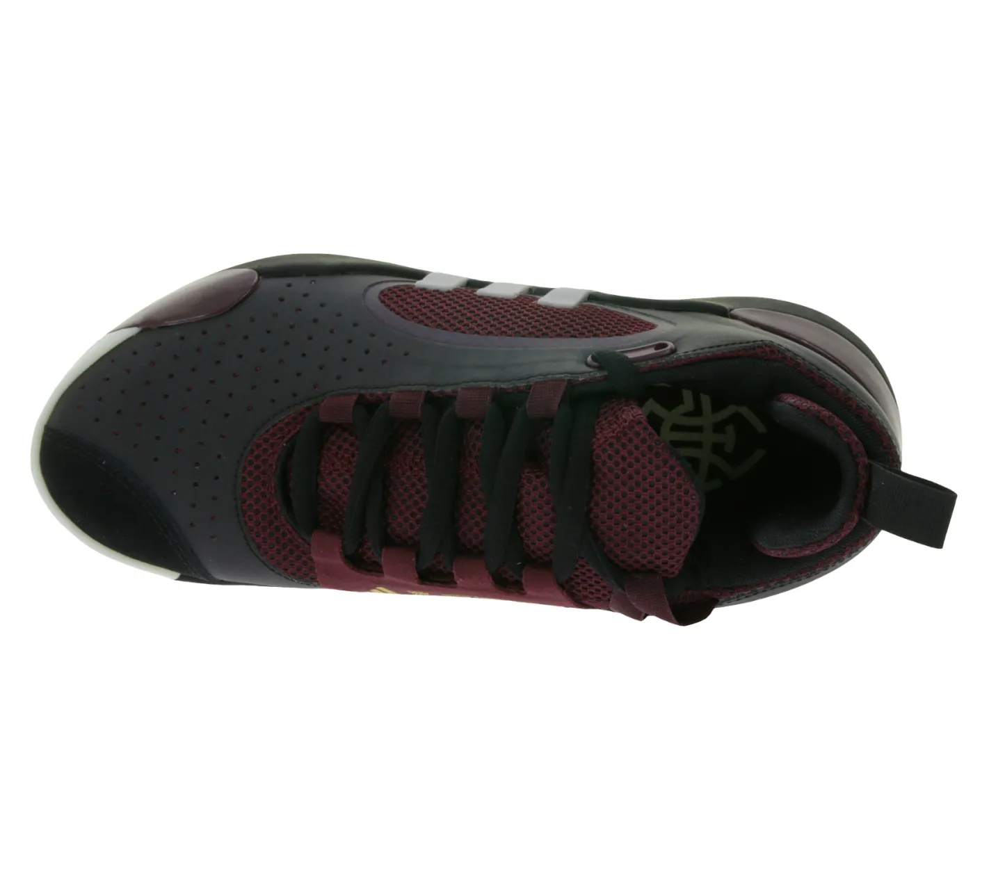 Hallenschuhe|Ballsport*adidas D.O.N. Issue 5 Basketball-Schuhe Donovan Mitchell Style mit rutschfester Außensohle Hallen-Schuhe IE7800 Schwarz/Weinrot