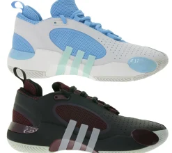 Hallenschuhe|Ballsport*adidas D.O.N. Issue 5 Basketball-Schuhe Donovan Mitchell Style mit rutschfester Außensohle Hallen-Schuhe Schwarz/Weinrot oder Weiß/Blau