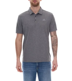 Jogginghosen & Fitnessmode|Hemden & Poloshirts*adidas Drive Polo Heather Herren Polo-Shirt mit AeroReady nachhaltiges Sport Golf-Hemd IA5449 Anthrazit