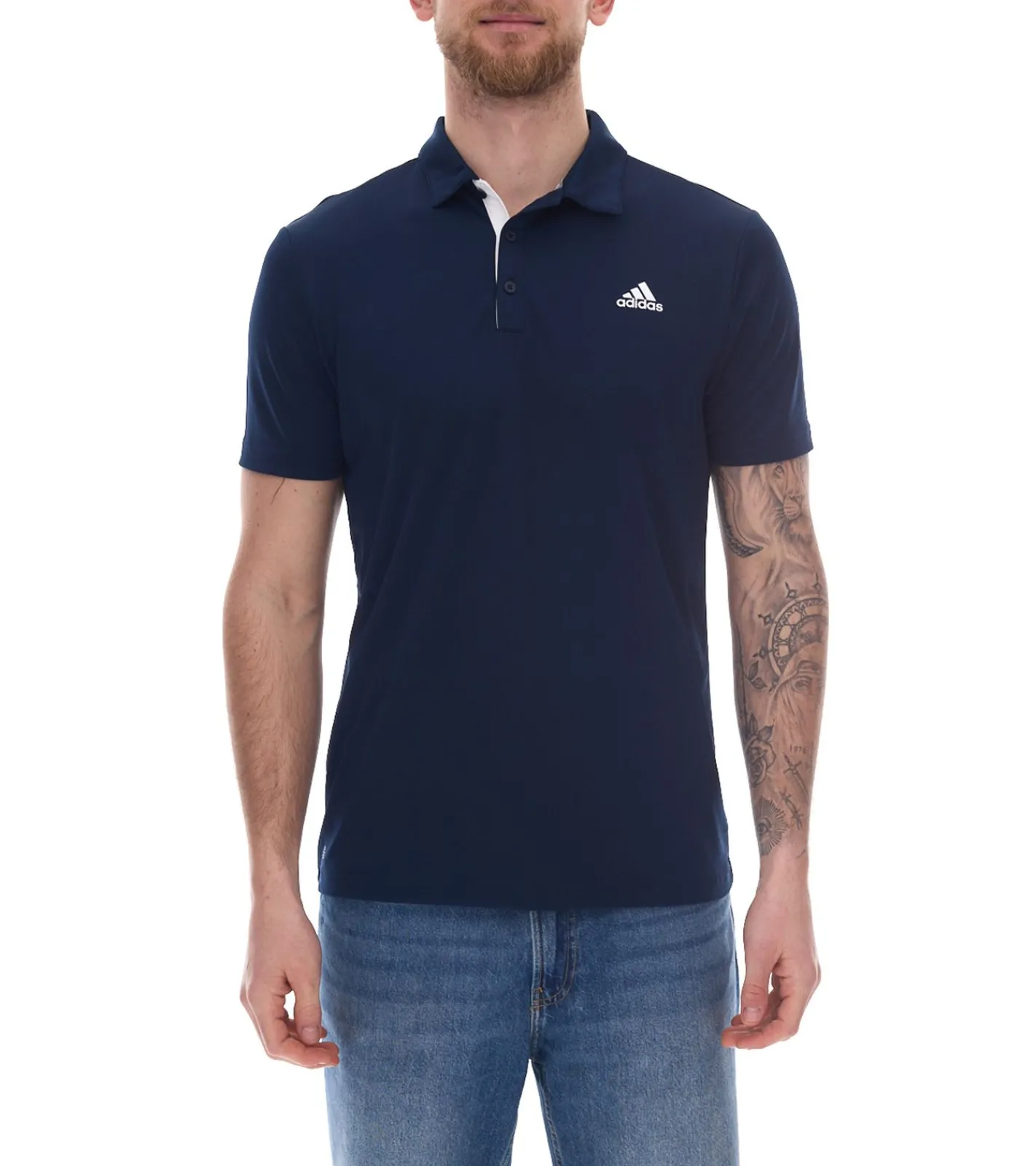 Jogginghosen & Fitnessmode|Hemden & Poloshirts*adidas Drive Polo Herren Polo-Shirt mit AeroReady nachhaltiges Golf-Hemd Training H56781 Navy